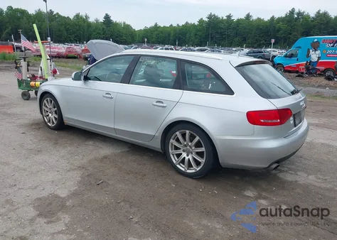 2010 Audi A4 2.0T Premium from USA, damaged, VIN WAU4FAFL3AA080751
